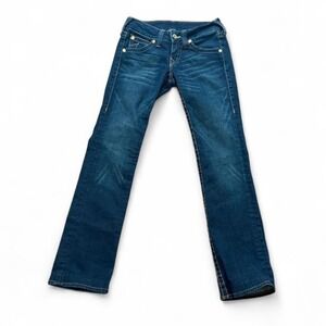 True Religion - Women's Jeans - Size 27 - Dark Wash - Flap Pockets Bootcut Denim